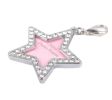 Star Shaped Rhinestone ID Tag