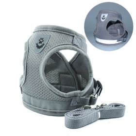 Universal Harness with Leash Set, Escape Proof, Adjustable, Reflective, and Soft Mesh