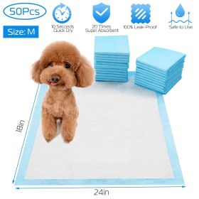 50Pcs/Set Puppy Training Pads 24x18In M