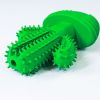 Cactus Shaped Dog Toothbrush Stick-Effective Teeth Cleaning Massager, Natural Rubber, Bite Resistant Chew Toys